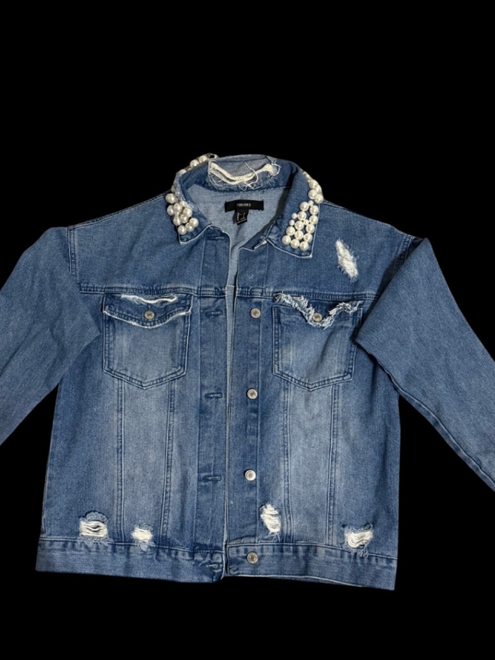 Forever 21 Women's Blue Jacket